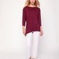 Anen Side Tie 3/4 Sleeve Top