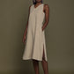 Reading Tea Leaves Dress in Neutral Beige