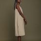 Reading Tea Leaves Dress in Neutral Beige