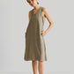Reading Tea Leaves Dress in Dark Olive