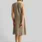Reading Tea Leaves Dress in Dark Olive