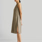 Reading Tea Leaves Dress in Dark Olive
