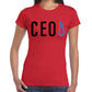 CEO Women's Slim Fit Short Sleeve T-Shirt