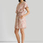 Relaxed Drawstring Floral Dress