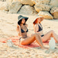 The Riri Jute Handwoven Straw Hat In Beige
