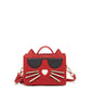 Leather Cat Bag Red Crossbody Purse Women's Handbag