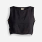 Boxy Crop Top in Black