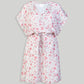 Relaxed Drawstring Floral Dress