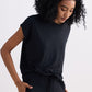 Relaxed Tee in Black