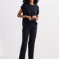 Relaxed Tee in Black