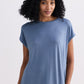 Relaxed Tee in Blue