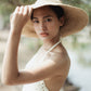 The Riri Jute Handwoven Straw Hat In Beige