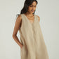 Romp and Play Romper In Neutral Beige