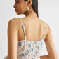 Ruched Floral Strappy Maxi Dress