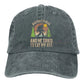 Bigfoot is Real and He Tried to Eat My Ass Baseball Cap Unisex Vintage Trucker Hat Adjustable Cowboy Hats for Mens Womens