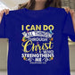 Ich kann alles durch Christus tun, Druck Frauen T-Shirt Kurzarm O-Neck Loose Frauen T-Shirt Damen T-Shirt Camisetas Mujer