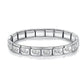 Hapiship Neue Mode Frauen Romantisches Herz 9mm Breite Edelstahl Armband Armreif Mädchen Hochzeit Weihnachtsgeschenk Schmuck G205