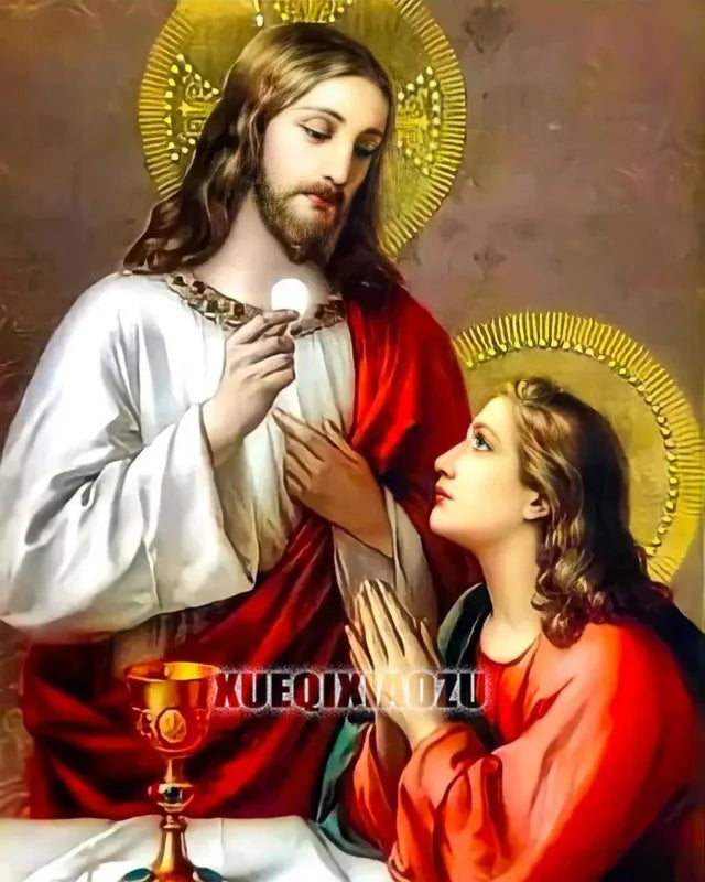 Christ Jesus Diamond Painting Jesus' Redemption Diamond Mosaic Rhinestone Inlaid Cross Stitch Set DIY Home Decoration Gift