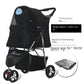 Lightweight Outing Small And Medium-sized Pet Stroller Four Seasons Universal Dog Cat Stroller Foldable Tricycle Cage Pet