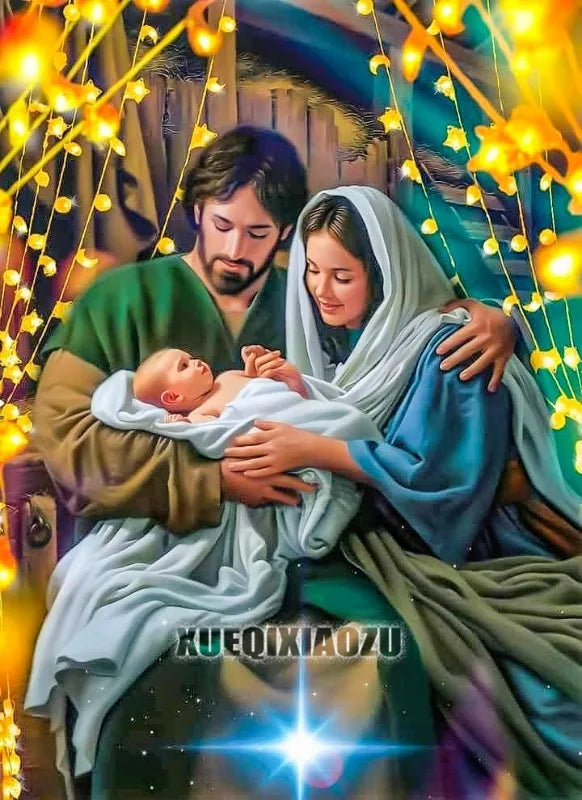 Christ Jesus Diamond Painting Jesus' Redemption Diamond Mosaic Rhinestone Inlaid Cross Stitch Set DIY Home Decoration Gift