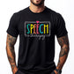 Logopädie Sprachtherapeut SLP Herren Designer T-Shirt Winter Neujahr Weihnachtsgeschenk Idee