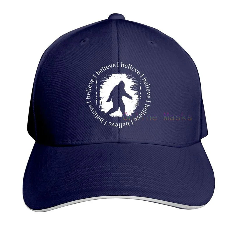 Bigfoot is Real and He Tried to Eat My Ass Baseball Cap Unisex Vintage Trucker Hat Adjustable Cowboy Hats for Mens Womens