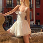 Rockmore elegante Party-Korsettkleider für Damen, modisches Abend-Bodycon-A-Linien-Faltenkleid, sexy Spitzen-Patchwork-Minikleid, neuer Sommer-Sunderss