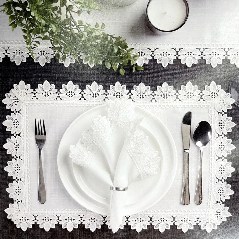 12 Pieces White Napkins Hemstitched Cocktail Napkin For Party Wedding Table Cloth Linen Napkins Fabric Cotton Dinner Napkin