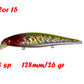 BassLegend Fishing Artificial Bait Suspending Minnow Shallow Wobbler Jerkbait Shad Bass Pike Lure 128 SP 78 F 65 SP