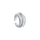 2024 Silberfarbener Strass-Ring Mehrlagige Wickelringe für Damen Hochzeit Vollzirkon-Fingerringe Mode Schmuck Geschenke