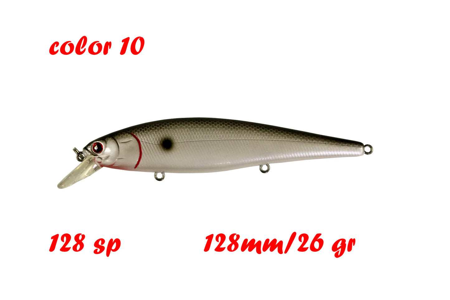 BassLegend Fishing Artificial Bait Suspending Minnow Shallow Wobbler Jerkbait Shad Bass Pike Lure 128 SP 78 F 65 SP