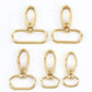 5/10Pcs Meetee 20/25/32/38mm Metal Bags Strap Buckles Lobster Clasp Collar Carabiner Snap Hook DIY KeyChain Bag Part Accessories