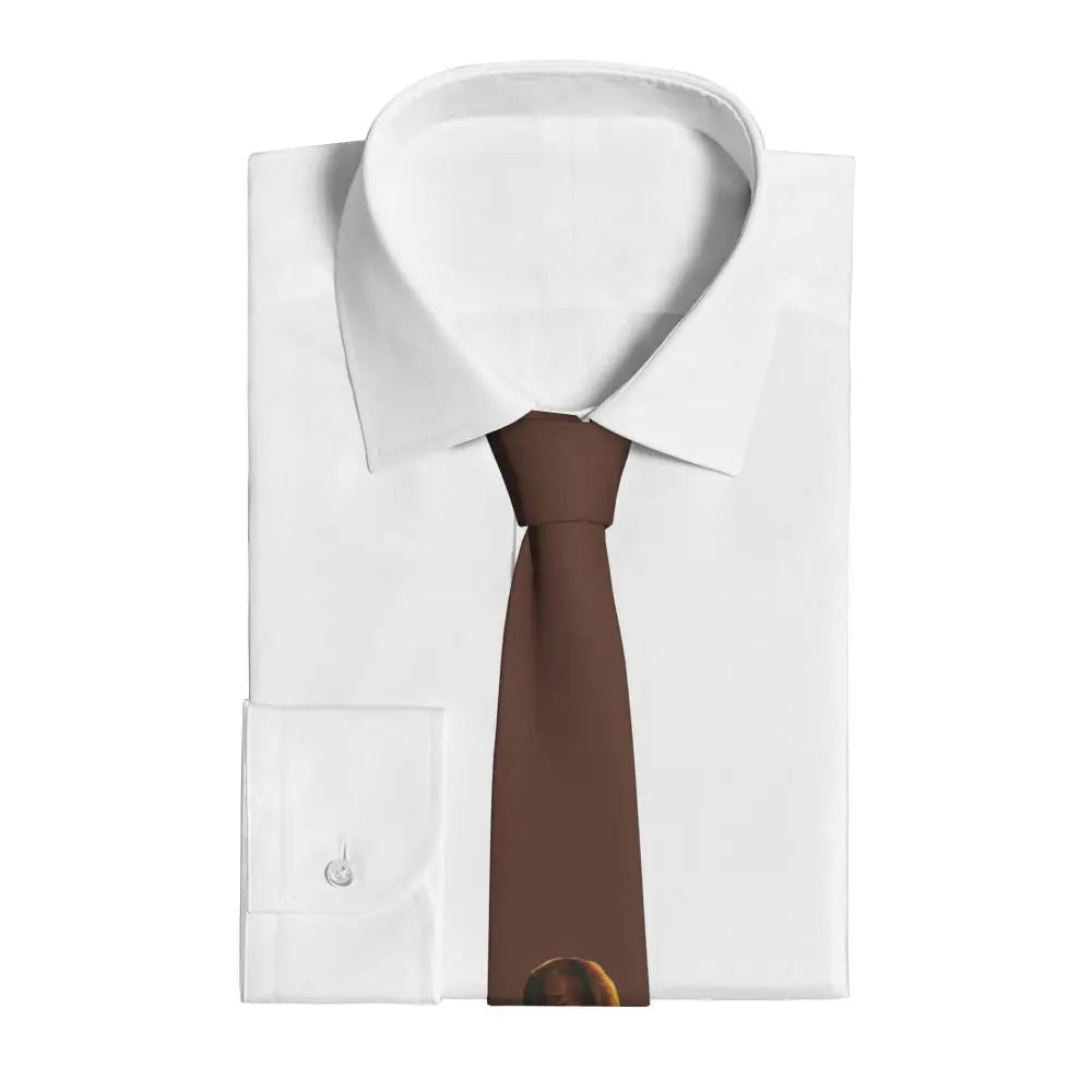 Christus und seine Katze Unisex Krawatte Seidenpolyester 8 cm breit Jesus Krawatte für Herren Accessoires Krawatte Hochzeit Büro
