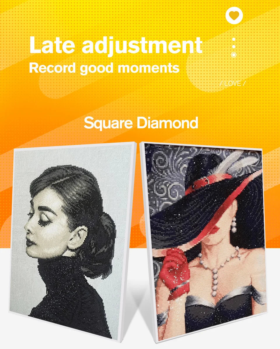 HUACAN Photo Custom Diamond Painting Cross Stitch Full Square Picture of Rhinestone DIY Diamond Mosaic Diamond Embroidery Sale