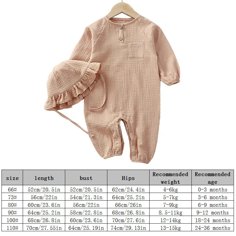 2PCS Summer Baby Clothes Set With Cap Toddler One Piece Cute Bear Sling Romper Fisherman Hat Infant Girl Boy Jumpsuit Outfit