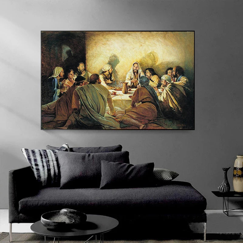 Christian God Jesus The Shepherd Christ Belief Faith The Samaritan Woman Posters Prints Canvas Painting Wall Art Picture Decor