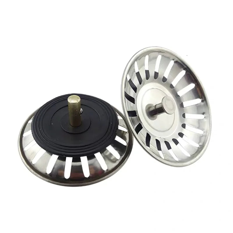 Kitchen Sink Sewer Strainer Basin Drain Stopper Stainless Steel Sink Waste Plug Filter Anti-clog Floor Drain Kitchen Accessories