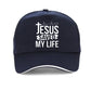 Sommerhut Bedruckte Jesus hat mein Leben gerettet Baseballkappe Ich gehöre Jesus Mützen Herren Baumwolle Christus Religion Christlicher Glaube Hüte