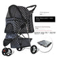 Lightweight Outing Small And Medium-sized Pet Stroller Four Seasons Universal Dog Cat Stroller Foldable Tricycle Cage Pet