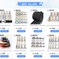 5/10Pcs Meetee 20/25/32/38mm Metal Bags Strap Buckles Lobster Clasp Collar Carabiner Snap Hook DIY KeyChain Bag Part Accessories