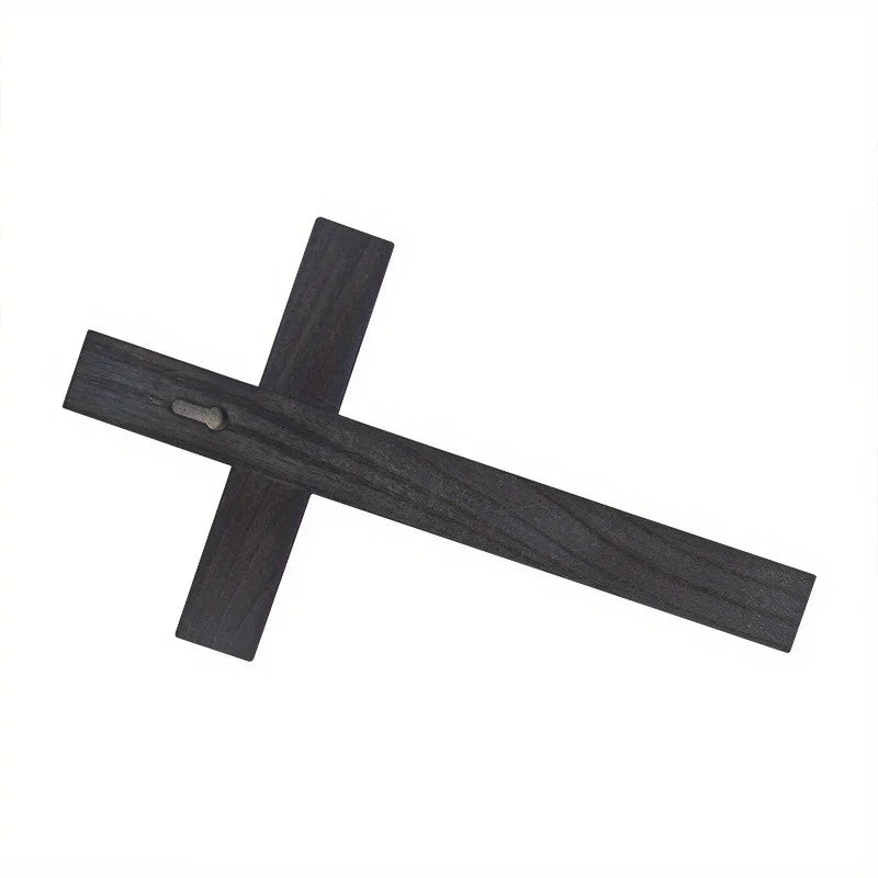 Hängende Ornamente Katholisches Kruzifix Wandmontierte Holzkreuze Party Meditation Büro Geschenke Kunsthandwerk Aufrichtiger Jesus Christus Massiv