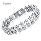 PUNK Biker Herrenarmband 316L Edelstahl Mode Schmuck Fahrrad Kette Armschmuck pulsera hombre acero inoxidable