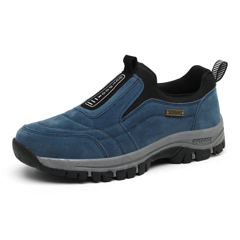 Men's non-slip casual sports shoes wear-resistant hiking shoes Outdoor 2025 fashion comfortable flat walking shoes for men