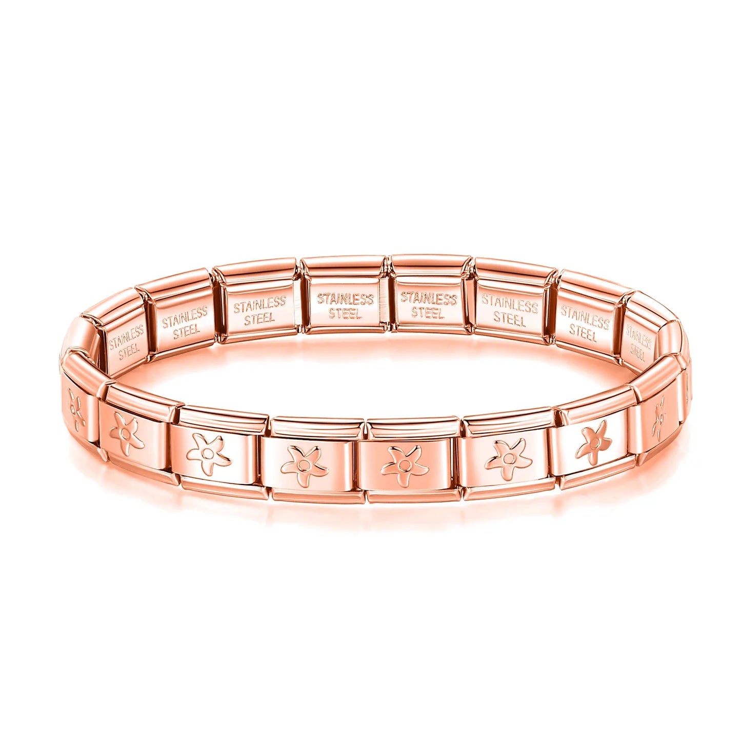 Hapiship Neue Mode Frauen Romantisches Herz 9mm Breite Edelstahl Armband Armreif Mädchen Hochzeit Weihnachtsgeschenk Schmuck G205