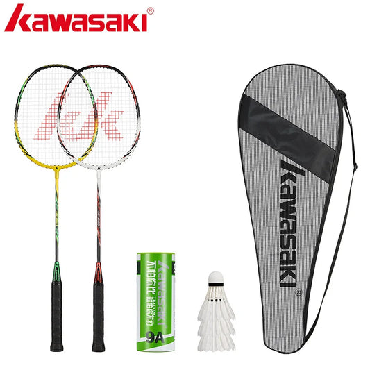 Kawasaki Badmintonschläger 1U Aluminiumlegierung Rahmen Badmintonschläger mit Saite UP-0160 mit kostenlosem Geschenk Federball
