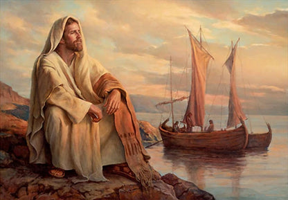 Christian God Jesus The Shepherd Christ Belief Faith The Samaritan Woman Posters Prints Canvas Painting Wall Art Picture Decor