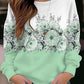 Blumen-Hoodie Rundhals Y2k Hoodie Damen Mode Hoodies Mädchen Mäntel Damen Sweatshirts Blumen Kleidung Geschenke Mäntel Rundhals Pullover