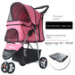 Lightweight Outing Small And Medium-sized Pet Stroller Four Seasons Universal Dog Cat Stroller Foldable Tricycle Cage Pet