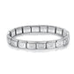 Hapiship Neue Mode Frauen Romantisches Herz 9mm Breite Edelstahl Armband Armreif Mädchen Hochzeit Weihnachtsgeschenk Schmuck G205