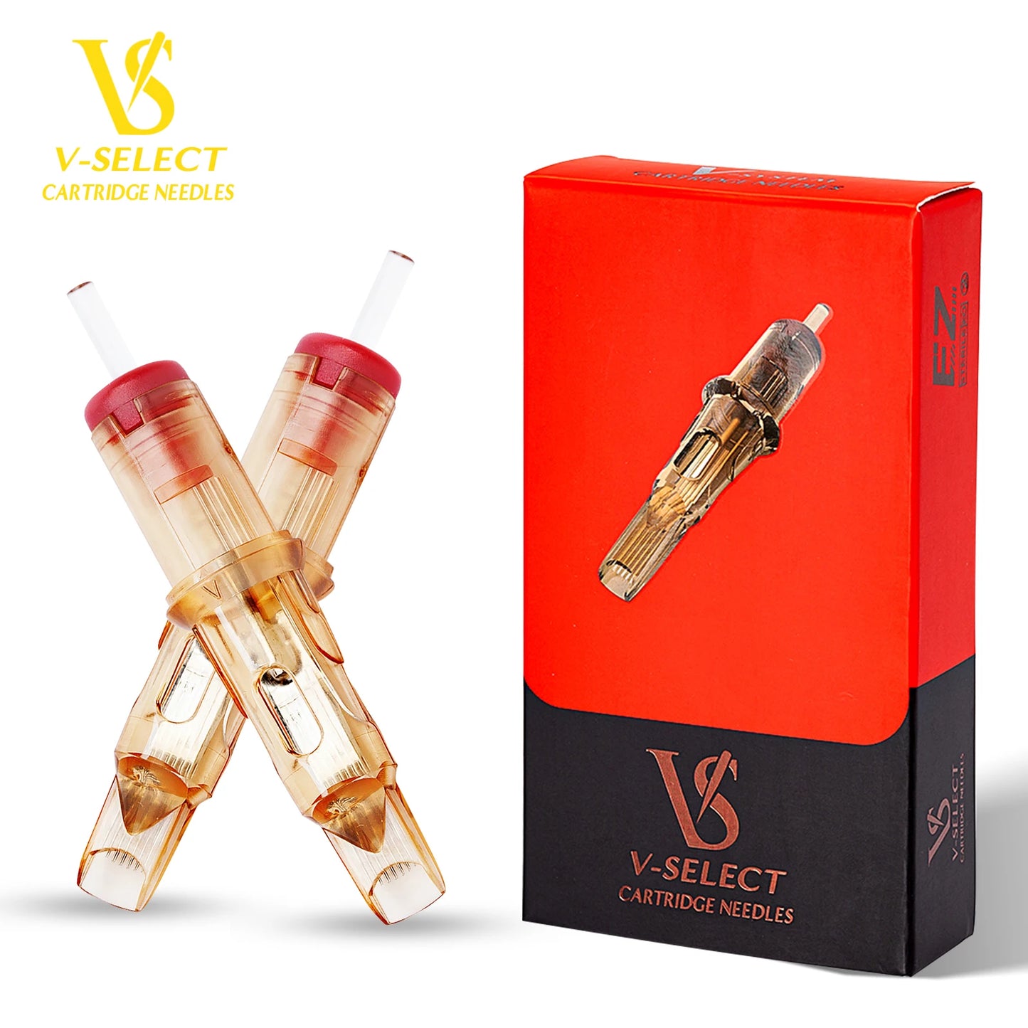 EZ V-Select Tattoo Cartridge Nadeln #10 0,30mm Bugpin Curved Magnum Round Magnum Einweg-Tattoo-Nadeln Zubehör 20 St./Box